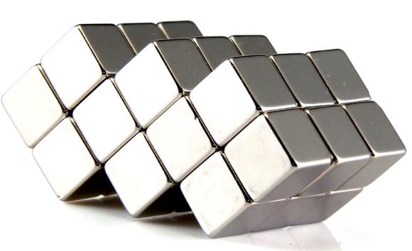 Neodymium cube magnets