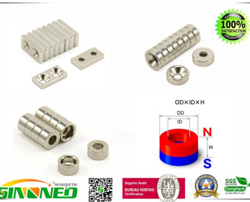 COUNTER-SUNK NEODYMIUM MAGNETS